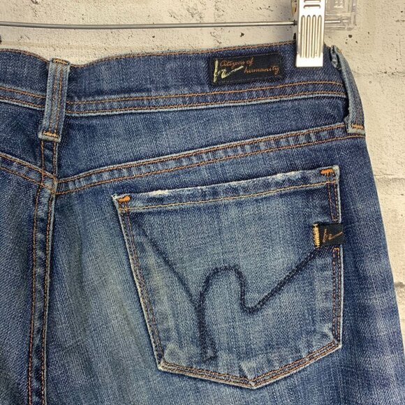 Citzens of Humanity Low Waist Flare Ingrid Stretch Jeans - Picture 6 of 12